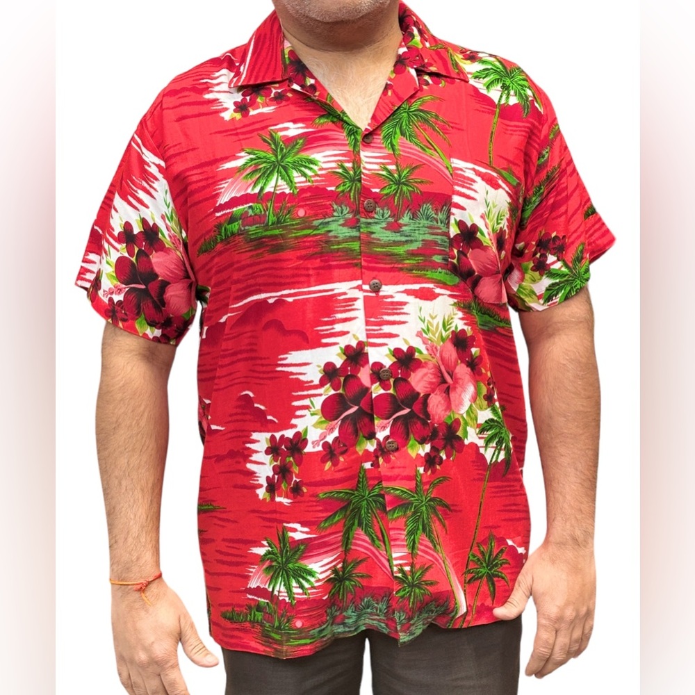Men's hawaiian beach shirt Size: M